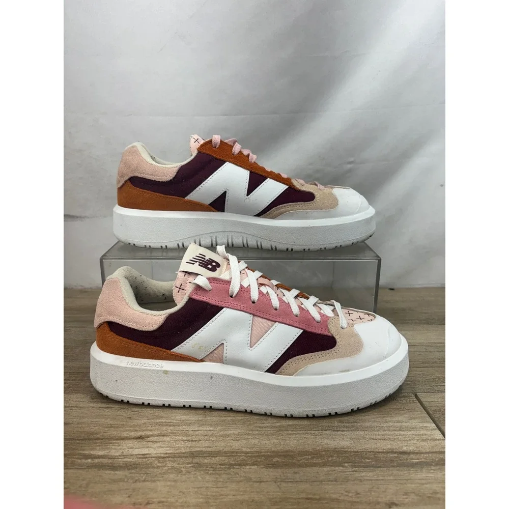 New Balance CT302MA Mens 9.5 Platform Sneakers Multi-Color Suede Low Top Shoes